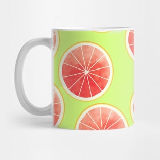 Summer Juicy Grapefruit Pattern Mug